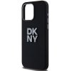 DKNY DKHCP15XSMCBSK iPhone 15 Pro Max 6.7  czarny/black hardcase Liquid Silicone Metal Logo